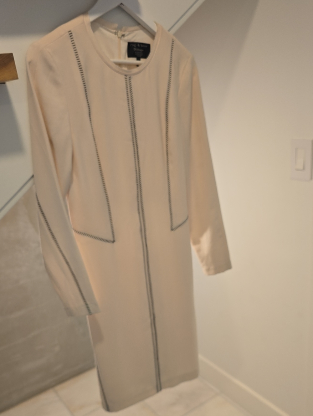 Rag & Bone for Barney's NY Cream Silk Dress Sz 2